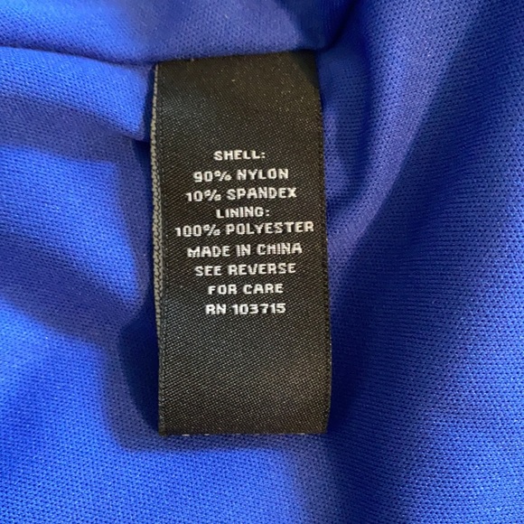 NWT Sharagano Dress. Sz 4 royal blue. Fully lined - Picture 6 of 6